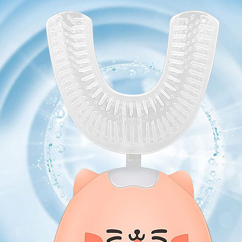 AlevioHealth™ Kid Sonic Rechargeable Electric Toothbrush Automatic 360 Degrees Toothbrush Ultrasonic Soft Silicone Electric Children Toothbrush