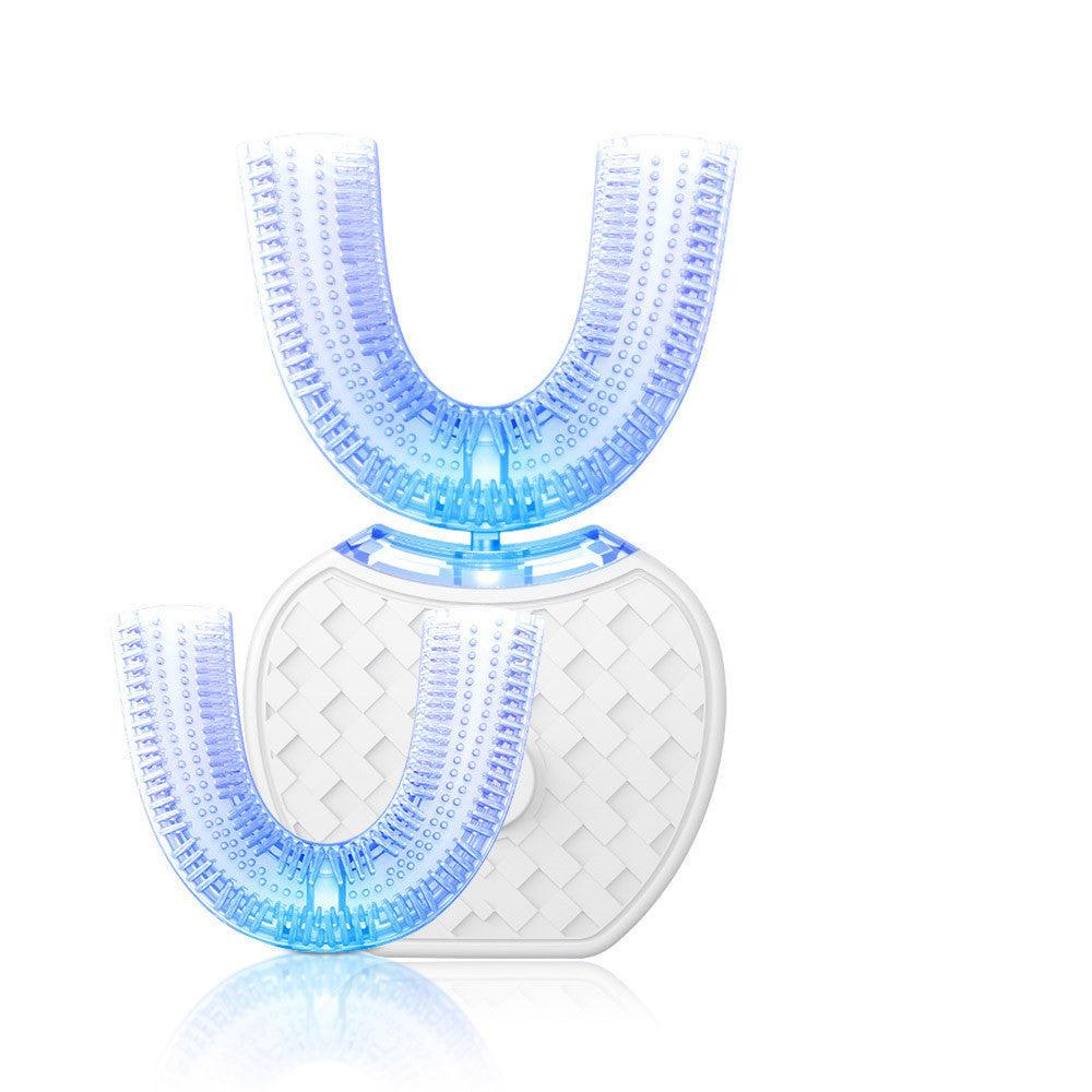 AlevioHealth™ U-Smart 360° Sonic Toothbrush — Hands-Free Blue-Light Cleaning