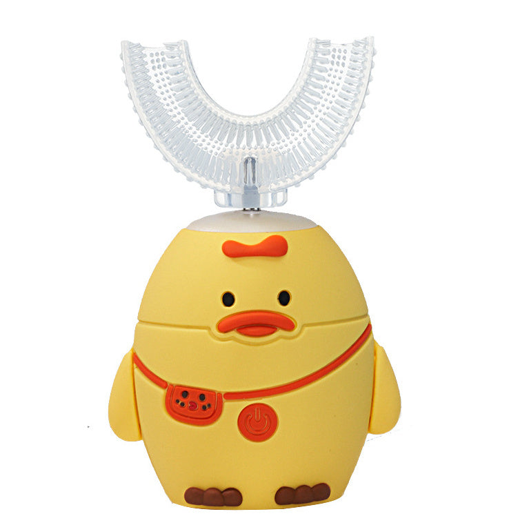 AlevioHealth™ Electric Toothbrush for Kids Silicon Automatic Ultrasonic Teeth Tooth Brush Cartoon Pattern for Children Smart 360 Degrees U