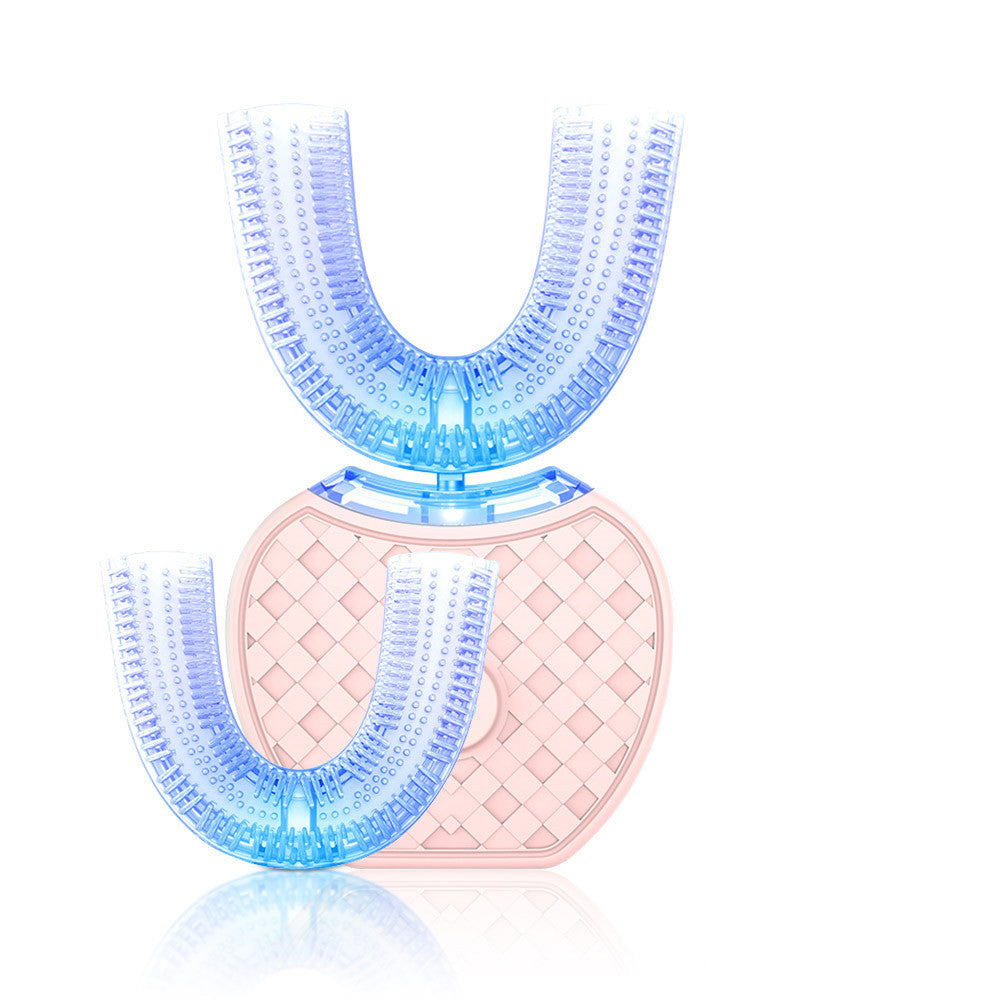 AlevioHealth™ U-Smart 360° Sonic Toothbrush — Hands-Free Blue-Light Cleaning