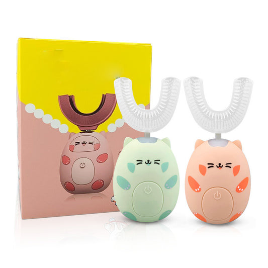 AlevioHealth™ Kid Sonic Rechargeable Electric Toothbrush Automatic 360 Degrees Toothbrush Ultrasonic Soft Silicone Electric Children Toothbrush