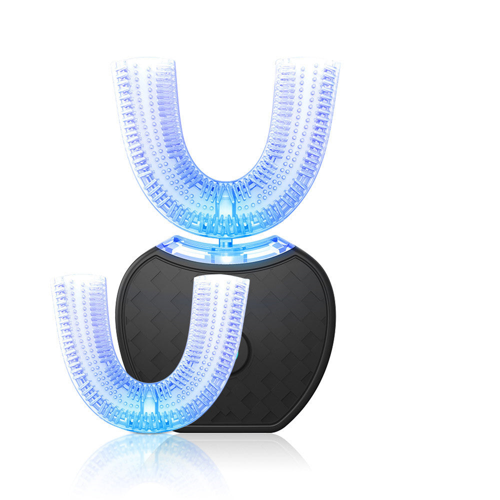 AlevioHealth™ U-Smart 360° Sonic Toothbrush — Hands-Free Blue-Light Cleaning